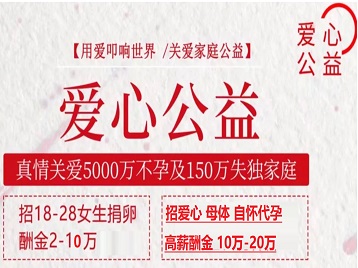 山阴捐卵助孕生子 爱心志愿者招募
